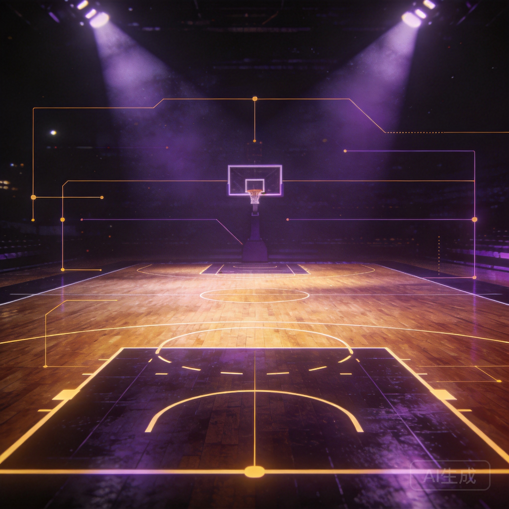 NBA直播吧手机版资讯主题插画